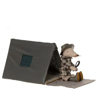 miniatur zelt Maileg Miniatur Einzelzelt für den Wildhüter/ wild guide ohne Maus – lillyed-shop