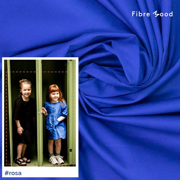 Fibre Mood  FM997500874 Kleid #rosa   Popeline cobaltblau
