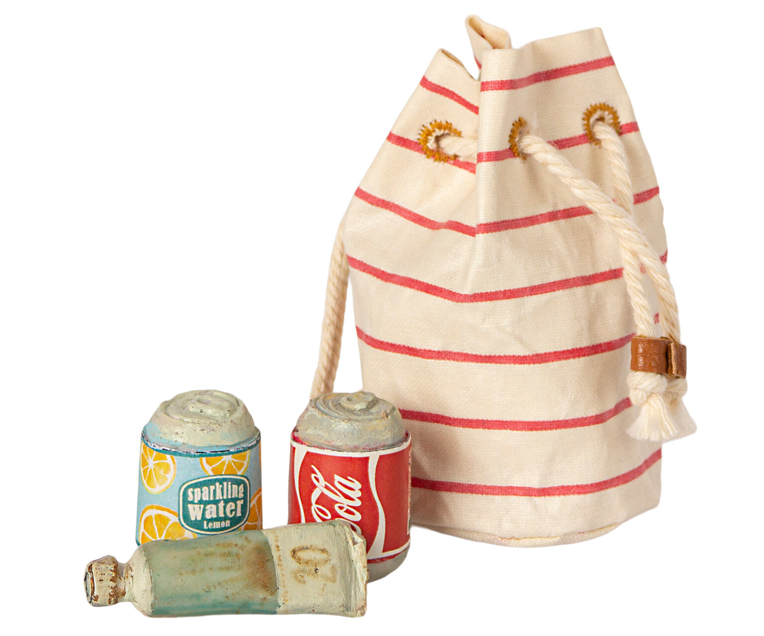 Maileg Miniatur beech bag with essentials/ Picknick